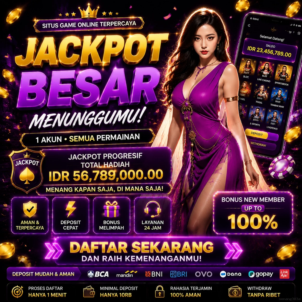 senang303a Tangkapan Layar - APK Resmi